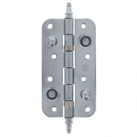 AMIG 3595  
 Bisagra seguridad 568  
 150 x 82 x 3 mm  
 Acero  
 Cromado brillo