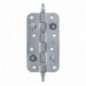 AMIG 3595  
 Bisagra seguridad 568  
 150 x 82 x 3 mm  
 Acero  
 Cromado brillo