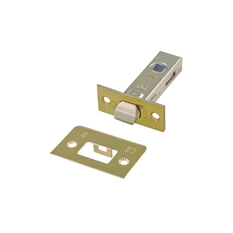 AMIG 369  
 Picaporte 6  
 45 mm  
 Acero  
 Latonado barnizado