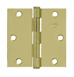 AMIG 3705  
 Bisagra 1010  
 4'' x 4'' (101 x 101 x 2 mm)  
 Acero  
 Latonado barnizado