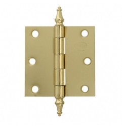 AMIG 3708  
 Bisagra 1011  
 4'' x 4'' (101 x 101 x 2 mm)  
 Acero  
 Latonado barnizado