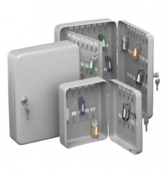 AMIG 3817  
 Porta-llaves 2171  
 200 x 160 x 70 mm  
 Acero  
 Gris
