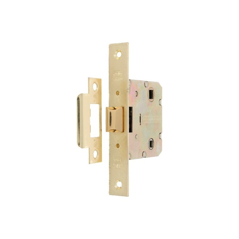 AMIG 3897  
 Pestillo 2100  
 50/47 mm  
 Acero  
 Latonado barnizado