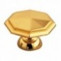 AMIG 3955  
 Pomo octogonal 62  
 Ø35 x 22 mm  
 Zamak  
 Oro