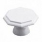 AMIG 3958  
 Pomo octogonal 62  
 Ø35 x 22 mm  
 Zamak  
 Blanco