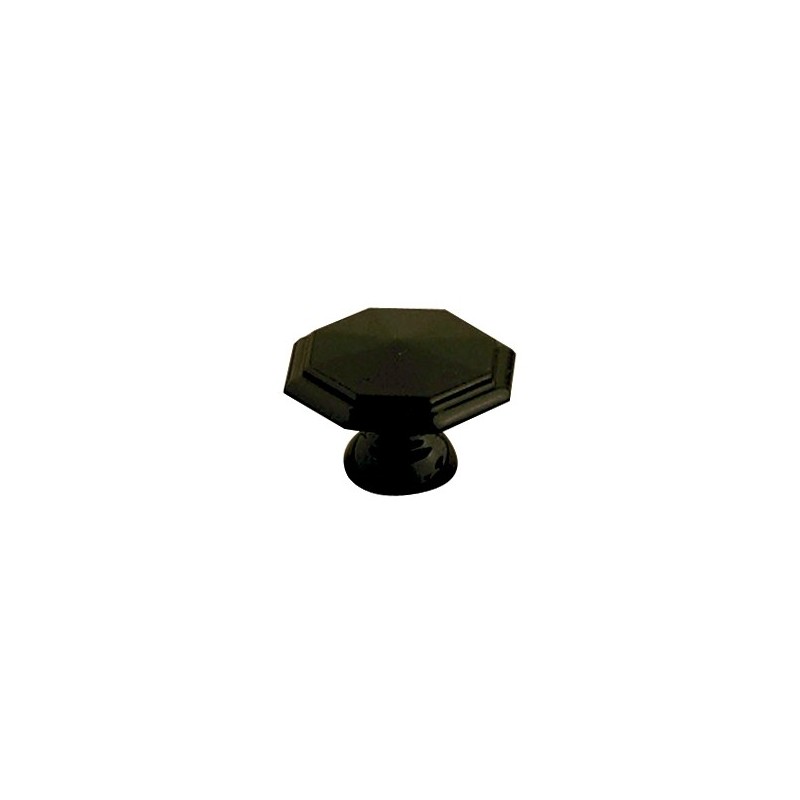 AMIG 3959  
 Pomo octogonal 62  
 Ø35 x 22 mm  
 Zamak  
 Negro