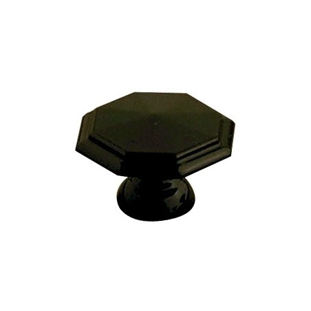 AMIG 3959  
 Pomo octogonal 62  
 Ø35 x 22 mm  
 Zamak  
 Negro
