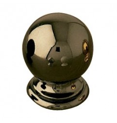 AMIG 3961  
 Pomo bola 60  
 Ø25 mm  
 Zamak  
 Niquelado negro