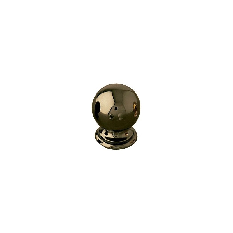 AMIG 3961  
 Pomo bola 60  
 Ø25 mm  
 Zamak  
 Niquelado negro