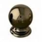 AMIG 3961  
 Pomo bola 60  
 Ø25 mm  
 Zamak  
 Niquelado negro