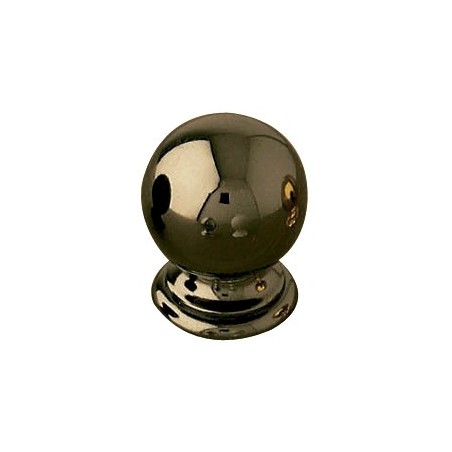 AMIG 3966  
 Pomo bola 60  
 Ø30 mm  
 Zamak  
 Niquelado negro