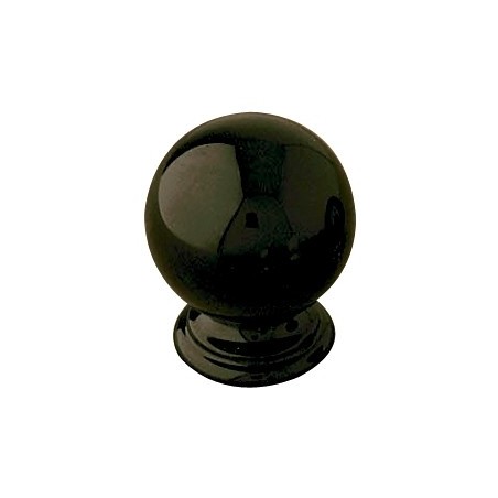AMIG 3969  
 Pomo bola 60  
 Ø30 mm  
 Zamak  
 Negro