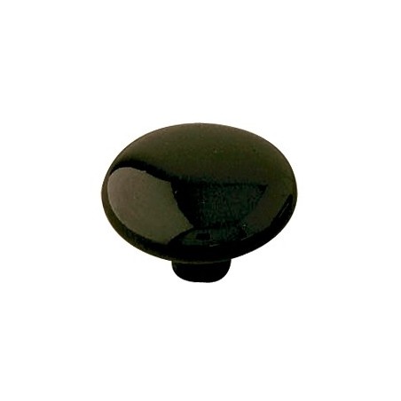 AMIG 3979  
 Pomo Japón 61  
 Ø30 x 24 mm  
 Zamak  
 Negro