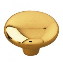 AMIG 3980  
 Pomo Japón 61  
 Ø35 x 25 mm  
 Zamak  
 Oro
