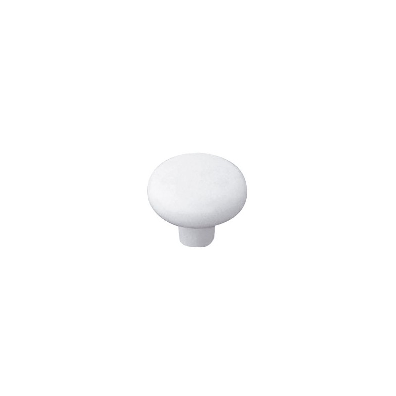 AMIG 3983  
 Pomo Japón 61  
 Ø35 x 25 mm  
 Zamak  
 Blanco