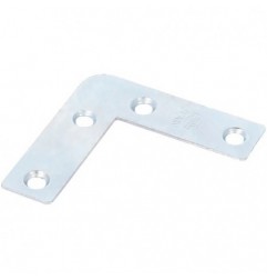 AMIG 400  
 Escuadra plana 1  
 50 x 14 x 0,9 mm  
 Acero  
 Zincado