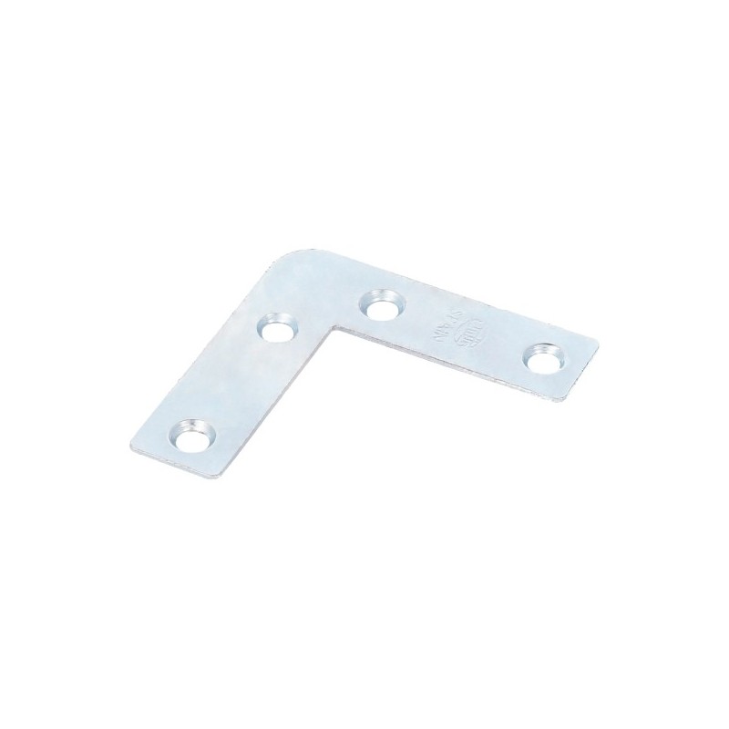 AMIG 400  
 Escuadra plana 1  
 50 x 14 x 0,9 mm  
 Acero  
 Zincado