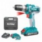 TOTAL 40003  
 Taladro percutor a batería TIDLI200215  
 20 V