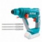 TOTAL 40013  
 Martillo combinado a batería TRHLI1601  
 20 V
