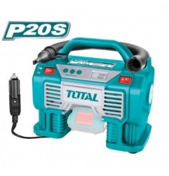 TOTAL 40031  
 Compresor híbrido a batería TACLI2002  
 20 V