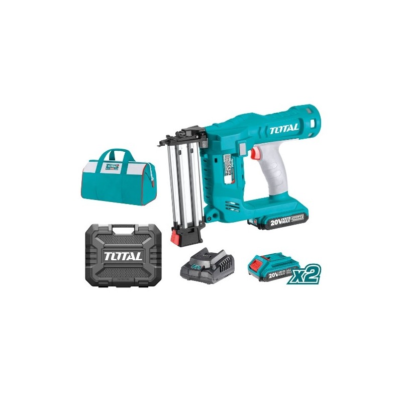 TOTAL 40038  
 Clavadora a batería TCBNLI2001  
 20 V