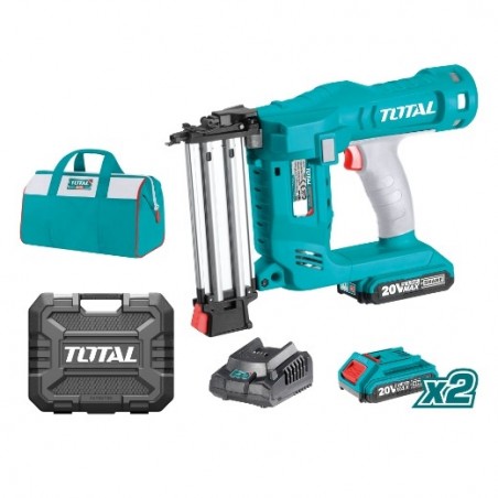 TOTAL 40038  
 Clavadora a batería TCBNLI2001  
 20 V
