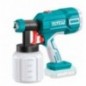 TOTAL 40041  
 Pistola de pintura a batería TSGLI2001  
 20 V