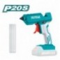 TOTAL 40042  
 Pistola de pegamento a batería TGGLI2001  
 20 V