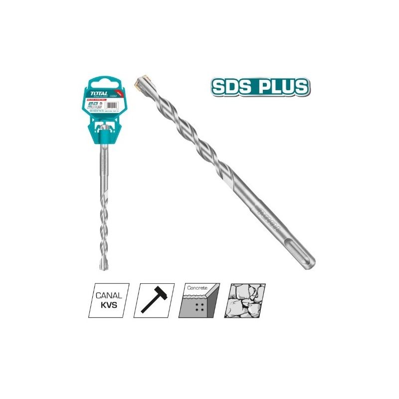 TOTAL 40133  
 Broca pared SDS plus TAC31  
 Ø22 x 450 mm  
 SDS Plus