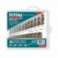 TOTAL 40136  
 Juego de 12 brocas para metal TACSD0125  
 HSS