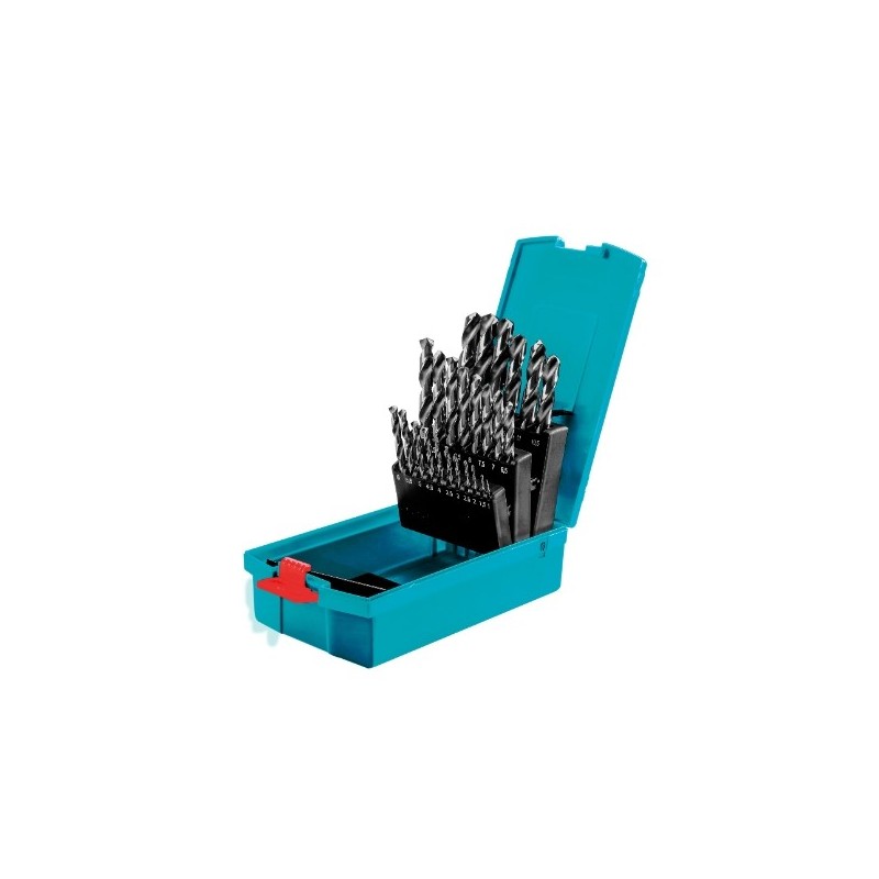TOTAL 40143  
 Juego de 25 brocas para metal TACSD0251  
 HSS