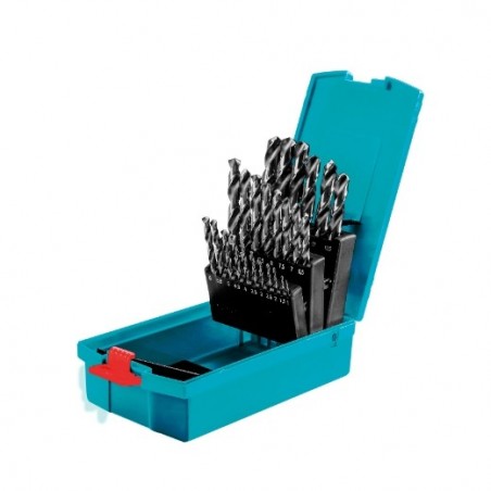 TOTAL 40143  
 Juego de 25 brocas para metal TACSD0251  
 HSS
