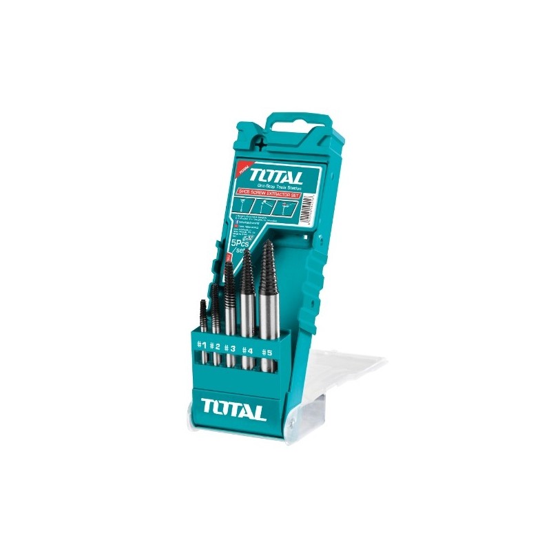 TOTAL 40148  
 Juego de 5 brocas extractoras TACSE0056  
 HSS