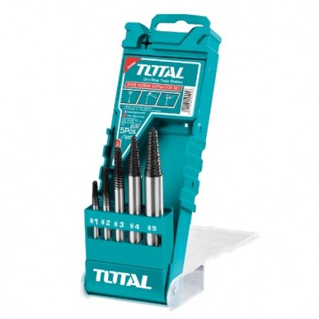 TOTAL 40148  
 Juego de 5 brocas extractoras TACSE0056  
 HSS