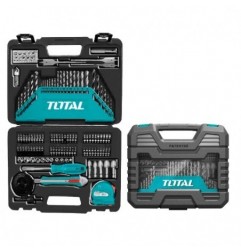 TOTAL 40149   Maletín multiherramienta con brocas THKTAC011182   118 Piezas   HSS