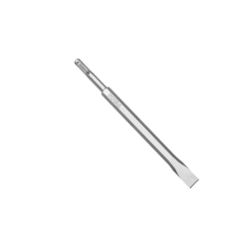 TOTAL 40164  
 Cincel SDS PLUS TAC15121411  
 250 x 20 mm  
 Cromo molibdemo (Cr-Mo)