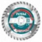 TOTAL 40170   Caja discos diamante ladrillo y hormigón TAC213M   Ø115 mm   Diamante
