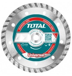TOTAL 40173  
 Disco diamante ladrillo y hormigón TAC213  
 Ø115 mm  
 Diamante