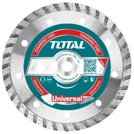 TOTAL 40173  
 Disco diamante ladrillo y hormigón TAC213  
 Ø115 mm  
 Diamante