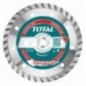 TOTAL 40173  
 Disco diamante ladrillo y hormigón TAC213  
 Ø115 mm  
 Diamante