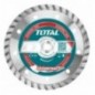TOTAL 40174  
 Disco diamante ladrillo y hormigón TAC213  
 Ø125 mm  
 Diamante