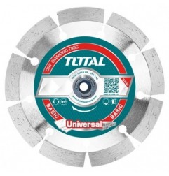 TOTAL 40175  
 Disco diamante mármol y granito TAC211  
 Ø115 mm  
 Diamante