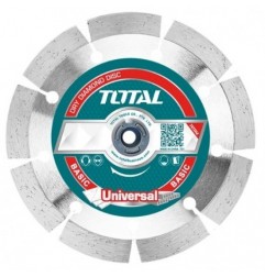 TOTAL 40177  
 Caja discos diamante mármol y granito TAC2111M  
 Ø115 mm  
 Diamante