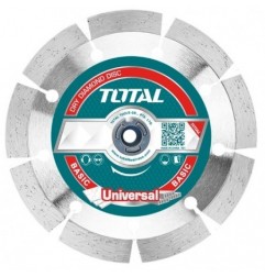 TOTAL 40178  
 Caja discos diamante mármol y granito TAC2111M  
 Ø125 mm  
 Diamante