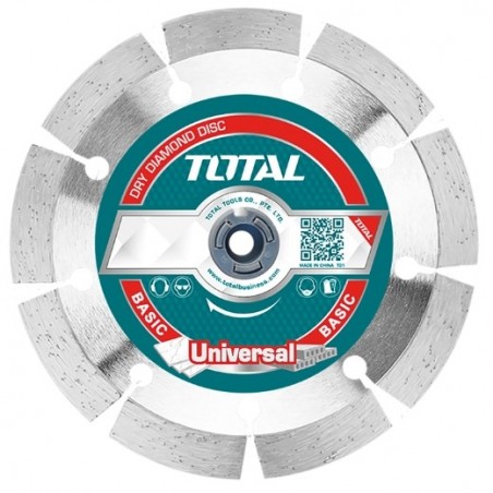 TOTAL 40178  
 Caja discos diamante mármol y granito TAC2111M  
 Ø125 mm  
 Diamante