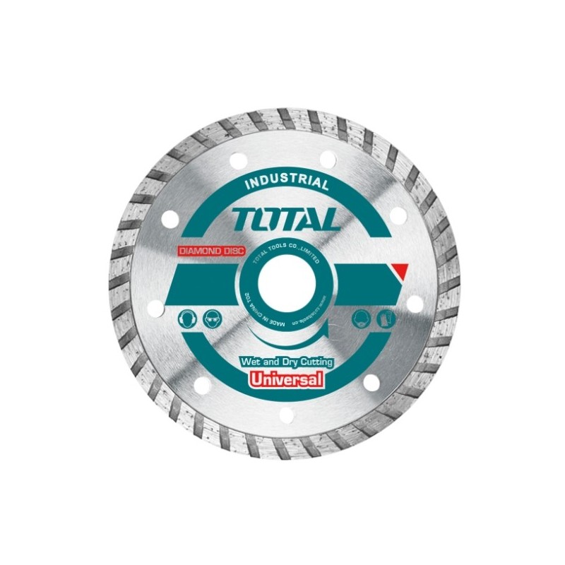 TOTAL 40182  
 Disco diamante piedra TAC213-1  
 Ø115 mm  
 Diamante