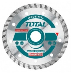 TOTAL 40183  
 Disco diamante piedra TAC213-1  
 Ø125 mm  
 Diamante