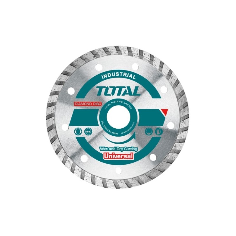 TOTAL 40183  
 Disco diamante piedra TAC213-1  
 Ø125 mm  
 Diamante