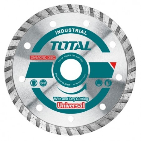 TOTAL 40183  
 Disco diamante piedra TAC213-1  
 Ø125 mm  
 Diamante