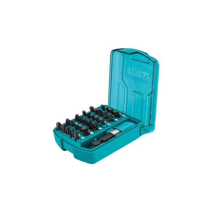 TOTAL 40188  
 Caja de 30 puntas de impacto + adaptador TACSD18306  
 25 mm